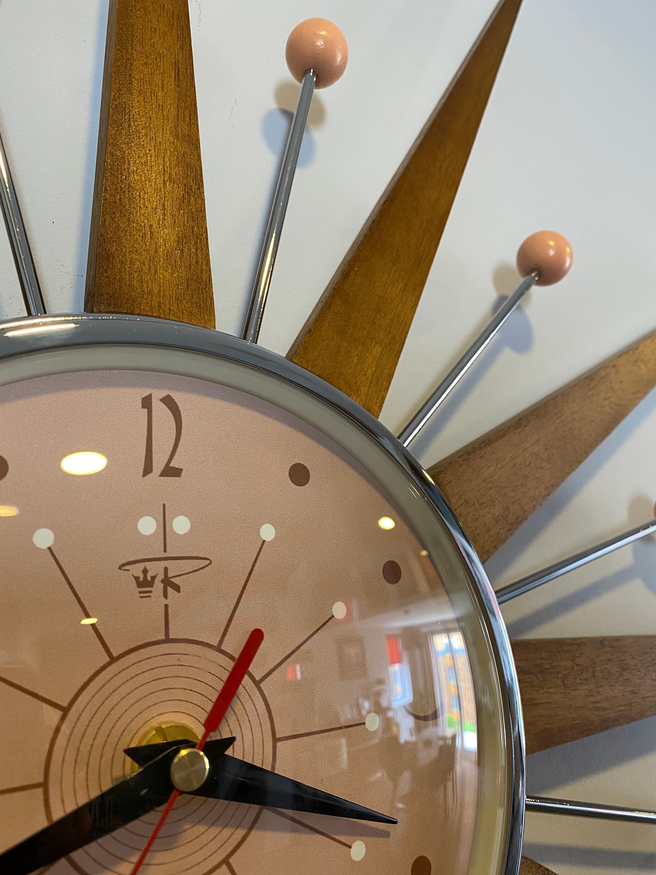 mid century silent clock mid century silent clock