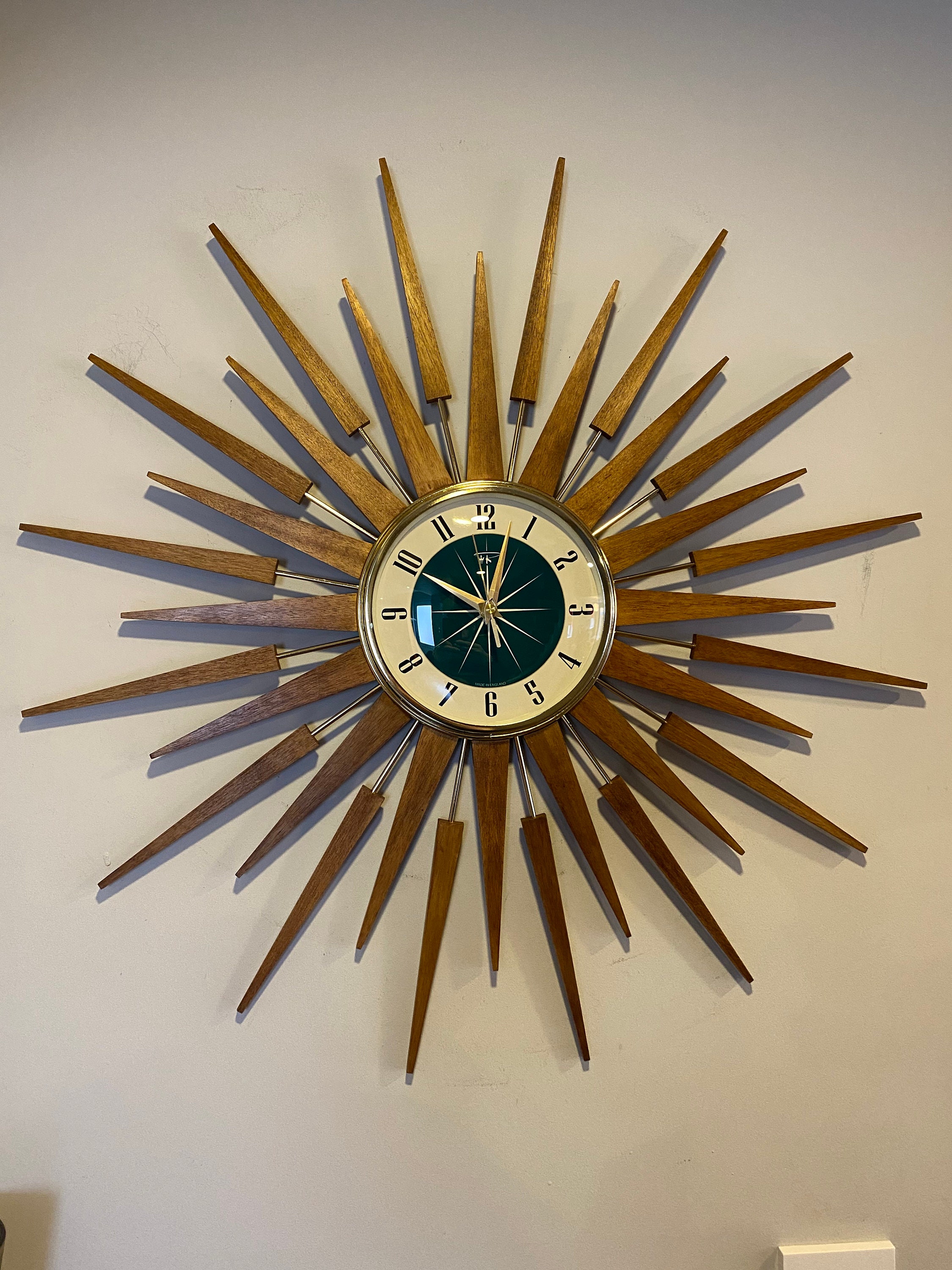 Seth Thomas Sunburst - Etsy