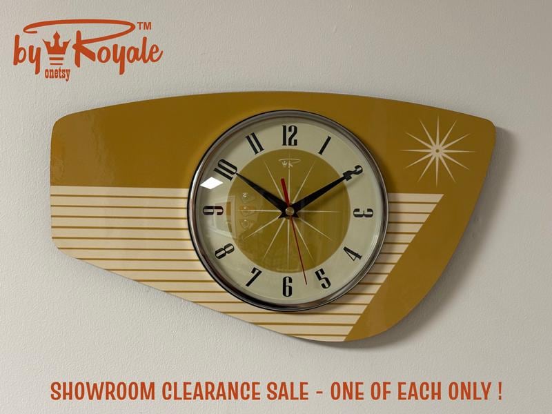 Wall Clocks 1960s - Etsy