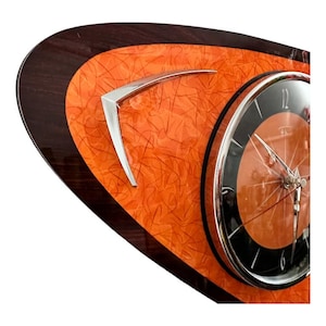 Mid Century Modern Retro Boomerang Wall Clock British Handmade ...