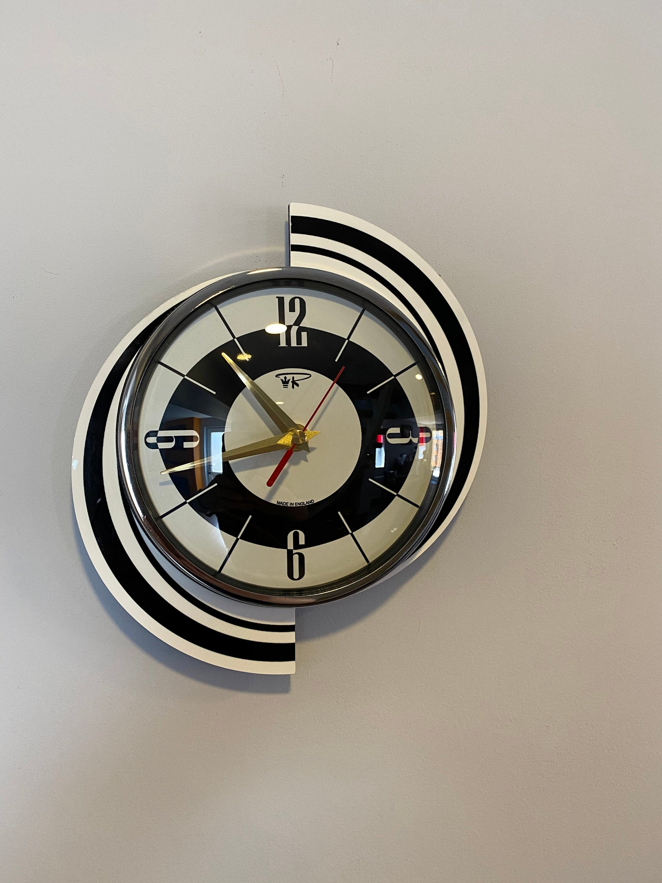 Home Décor Home & Living Clocks Midcentury Atomic Jetsons Retro style