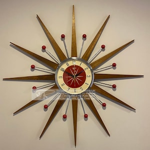 Seth Thomas Sunburst - Etsy