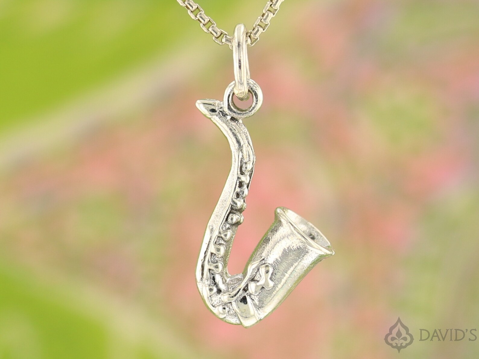 3D Alto Saxophone Necklace Sterling Silver 925 Jewelry Music Etsy