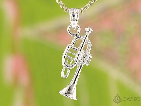 Jewels Obsession 3D Drum Sticks Necklace 14K Yellow Gold-plated 925 Silver 3D Drum Sticks Pendant with 18 Necklace