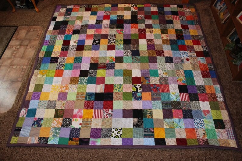 Quilts for Sale Patchwork Quilts Scrappy Patchwork Quilts Etsy