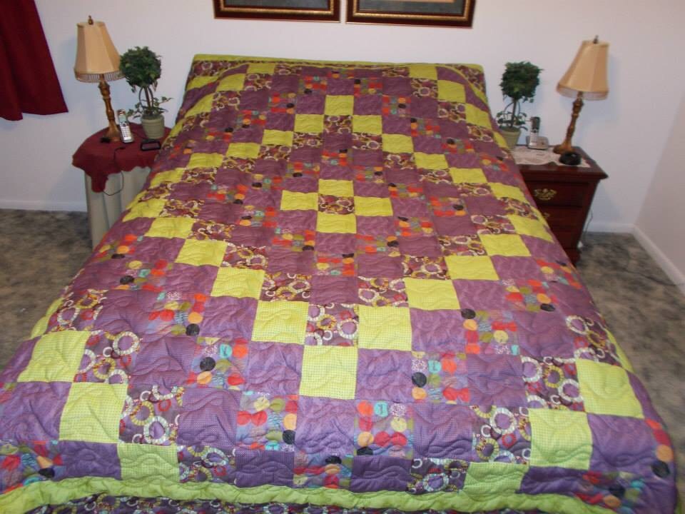 King Quilt Custom Made Quilt King Size Quilt Trip Around Etsy