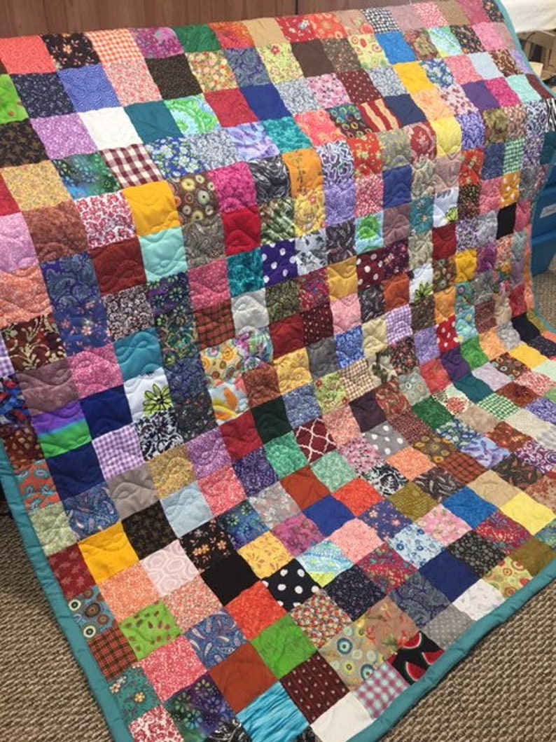 California King Size Patchwork Quilt Custom Quilts Handmade Etsy