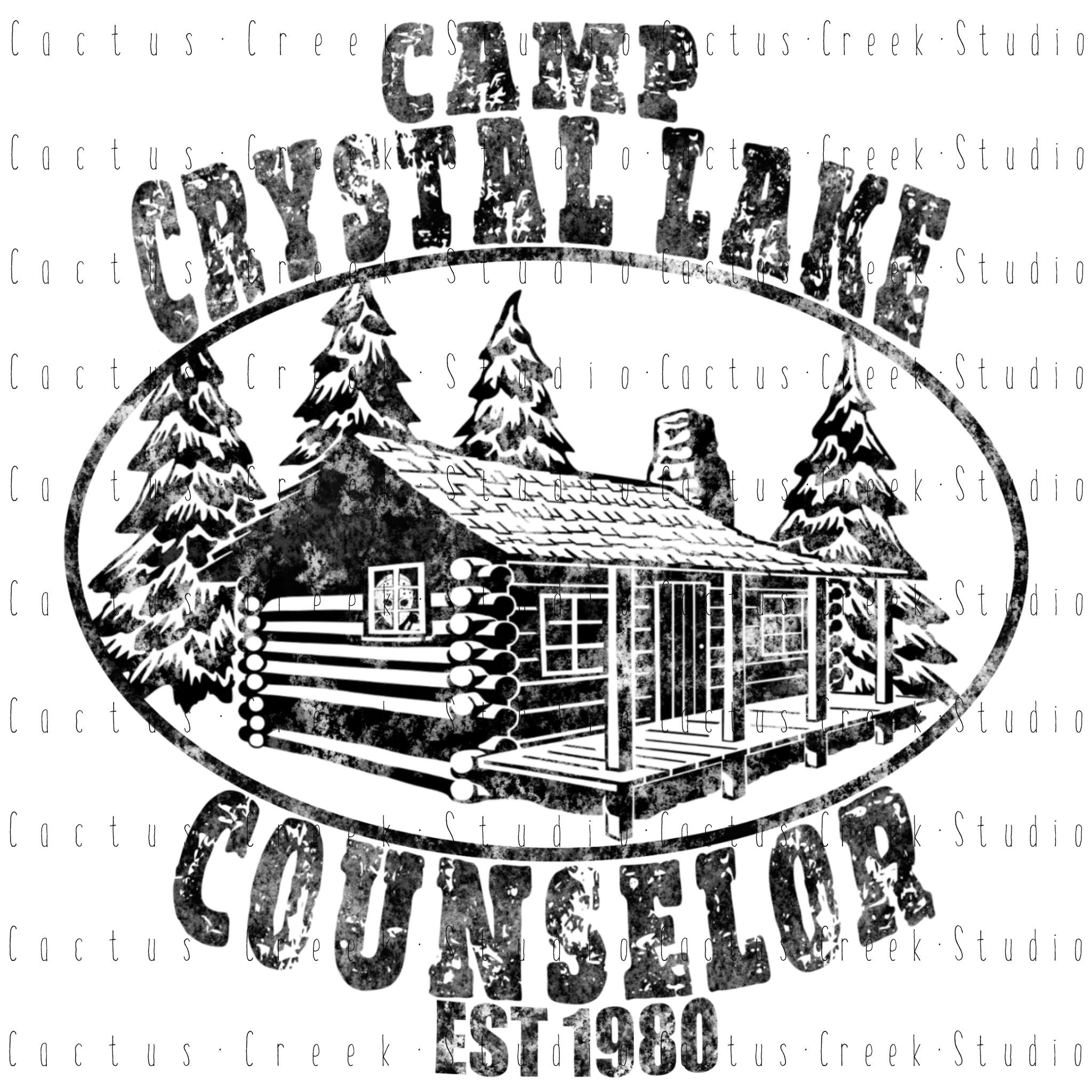 Camp Crystal Lake Counselor PNG File Digital Download Etsy