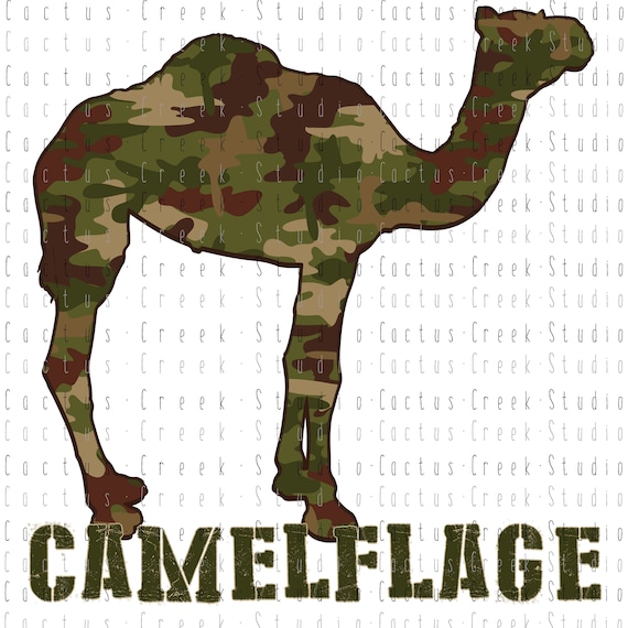 Camelflage PNG File Digital Download Sublimation Camel Etsy