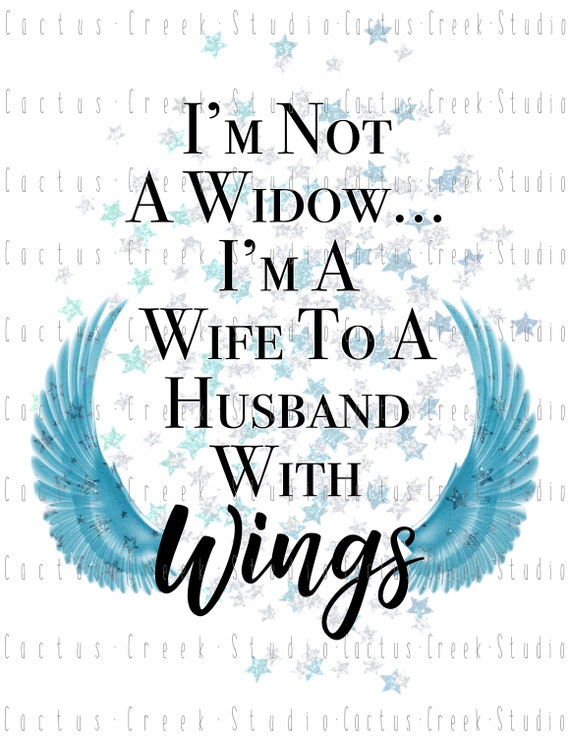 I\u2019m Not A Widow I\u2019m A Wife To A Husband With Wings Vintage Canvas Tote Bag \u2013 Shoulder Bag \u2013 Reusable Grocery Shopping Bag