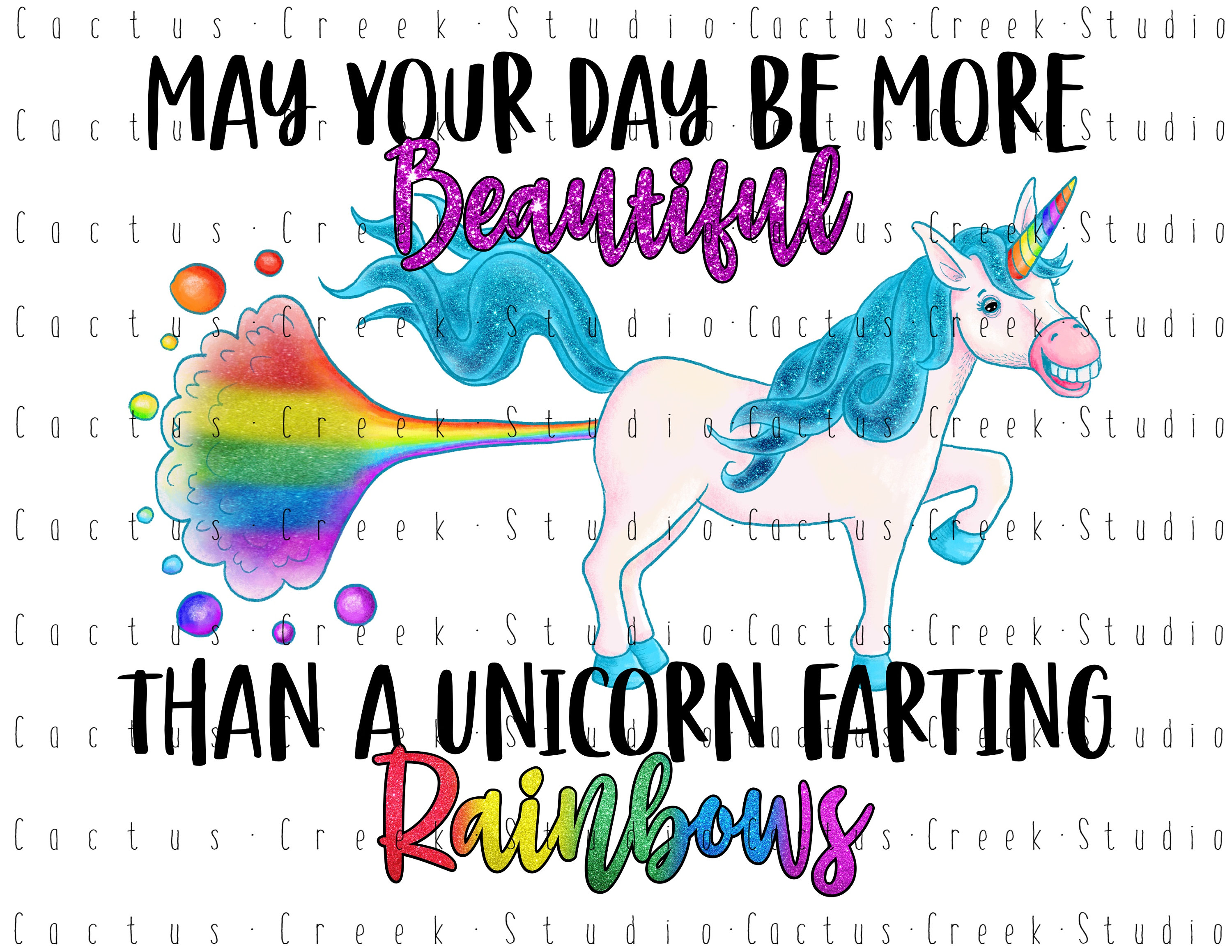 Unicorns Farting Rainbows And Glitter