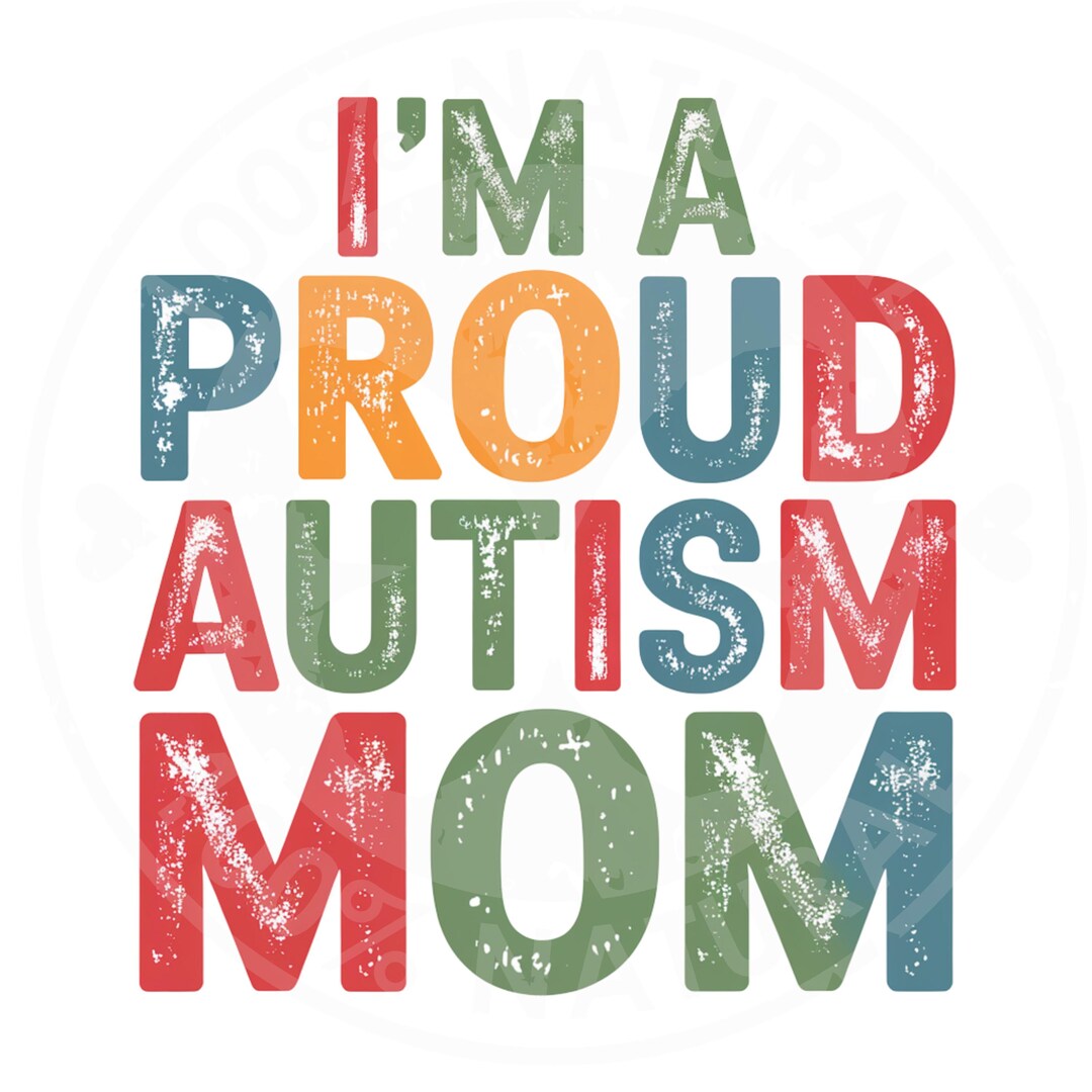 I Am A Proud Autism Mom Png, Autism Puzzle Png, Autism Awareness Png ...