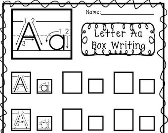 Alphabet Box Etsy