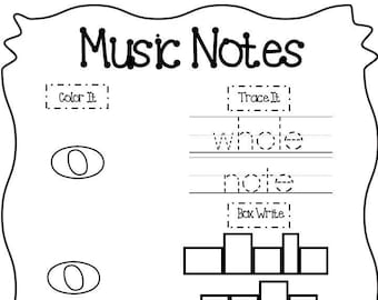 20 Music Notes, Rests, and Symbols Worksheets. Preschool-5th Grade Music Appreciation. Learn to Read Music.