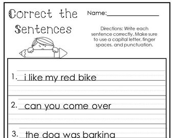 2nd grade writing etsy