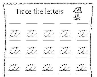 lowercase cursive etsy