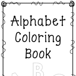 27 planilhas de livros para colorir do alfabeto para impressão. Fônica pré-escolar-KDG.