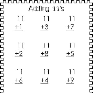 15 Printable Number Line Subtracting Worksheets Numbers 1 10 Etsy