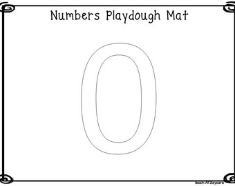 Printable Playdough Mat For Toddlers And Preschoolers Wikki Etsy