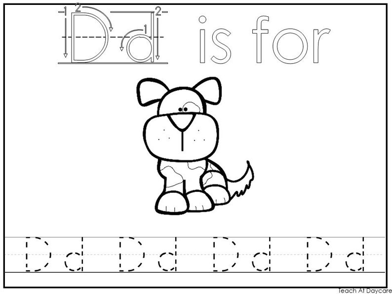 Download Alphabet Animal Phonics Color and Trace Worksheets. | Etsy