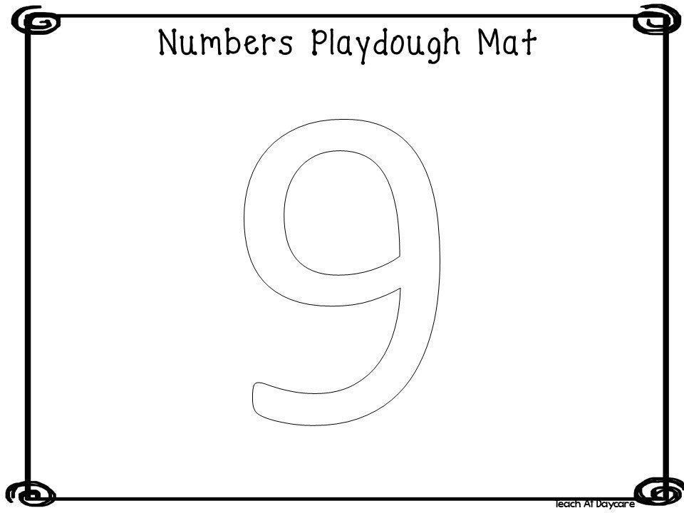 21 printable numbers play dough mats worksheets numbers 0 20 etsy hong kong
