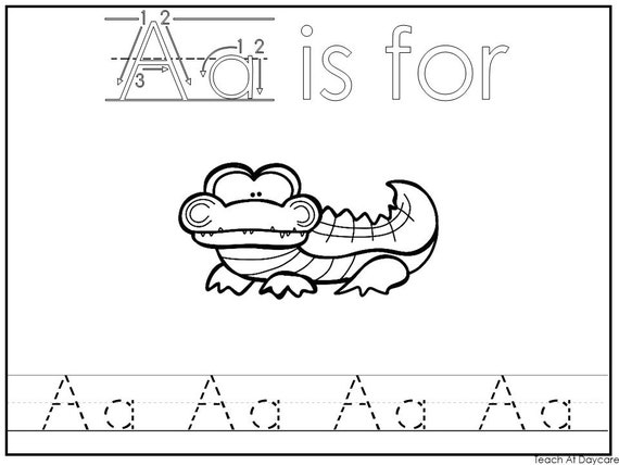 Trace & Learn the ABC with Animals –
