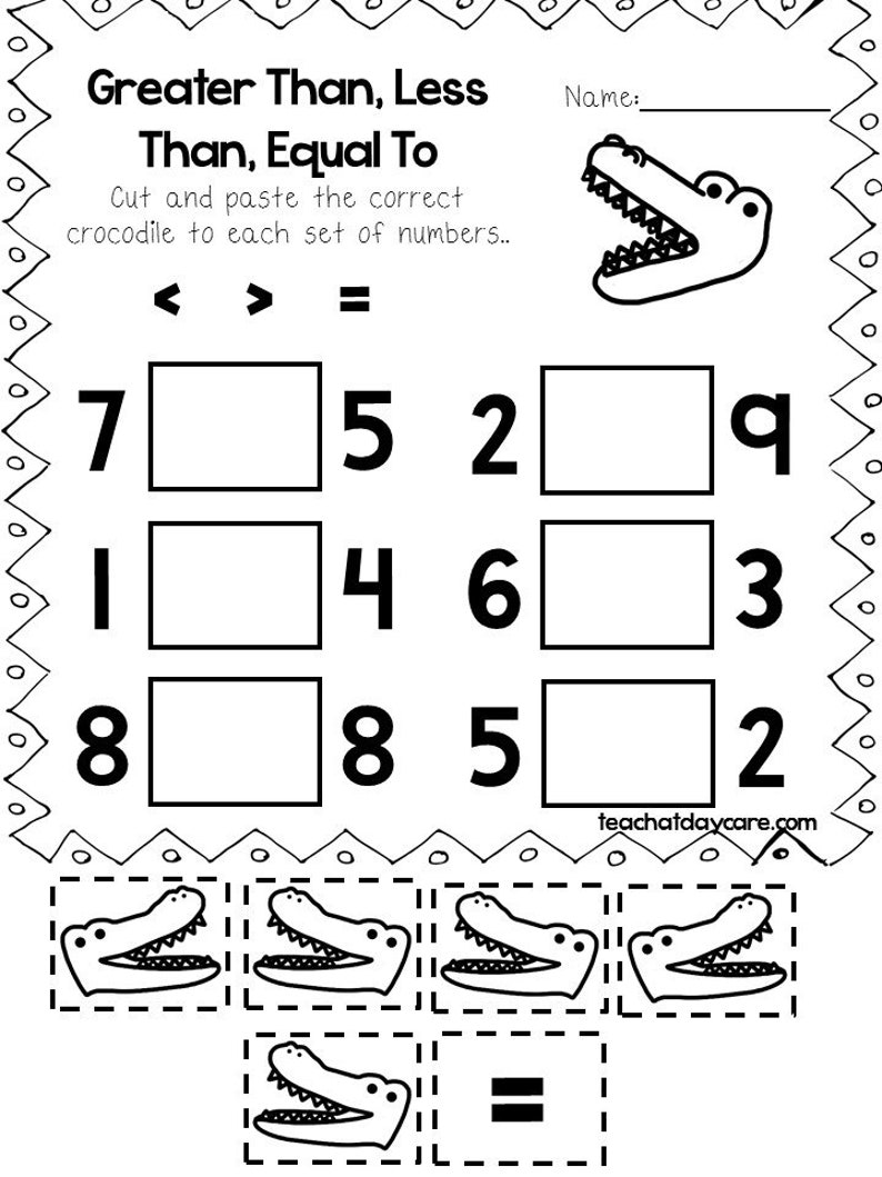 30 Printable Greater Than Less Than Equal To Worksheets ...