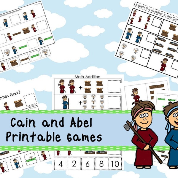 30 Cain and Abel Games Download. Games and Activities in PDF files.