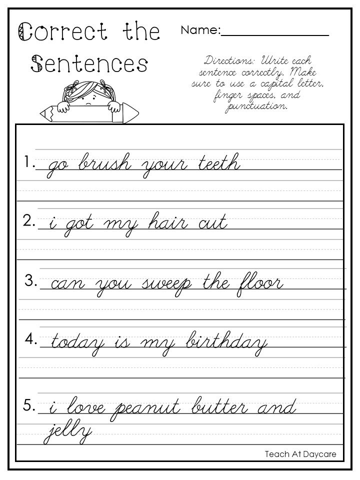 10-printable-cursive-correct-the-sentences-worksheets-1st-2nd-grade-ela-worksheets-etsy