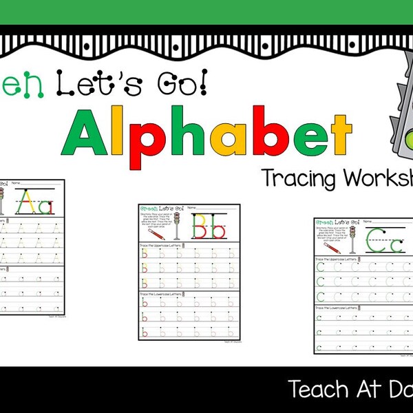 Alphabet Tracing Etsy