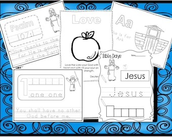 250 Bible Learning Worksheets Download. Preschool-Kindergarten. Bible Study Worksheets in PDF files.