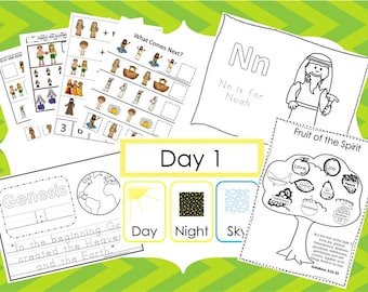 Preschool Bible Studies Curriculum Download. Preschool-Kindergarten. Worksheets and Activities in PDF files.