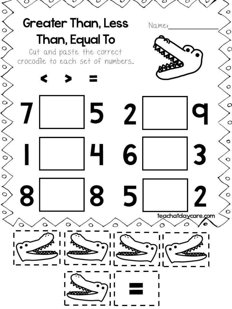 greater than less than equal to kindergarten worksheets greater than less than equal to kindergarten worksheets