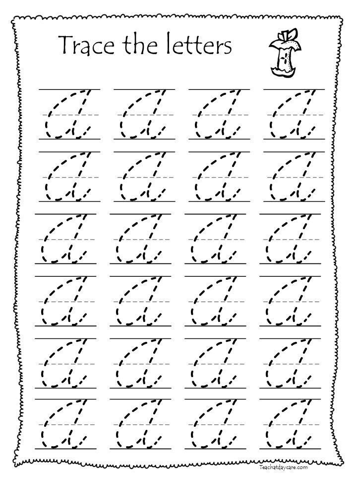 26 printable uppercase cursive trace the alphabet worksheets etsy india