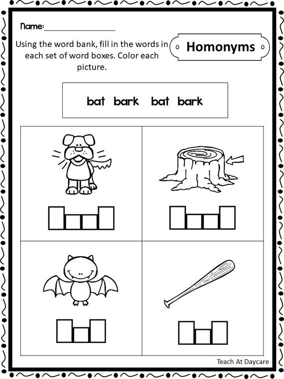 Multiple-Meaning Word Puzzles | Teach Starter