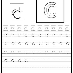 26 Printable Lowercase Alphabet Tracing Worksheets. | Etsy