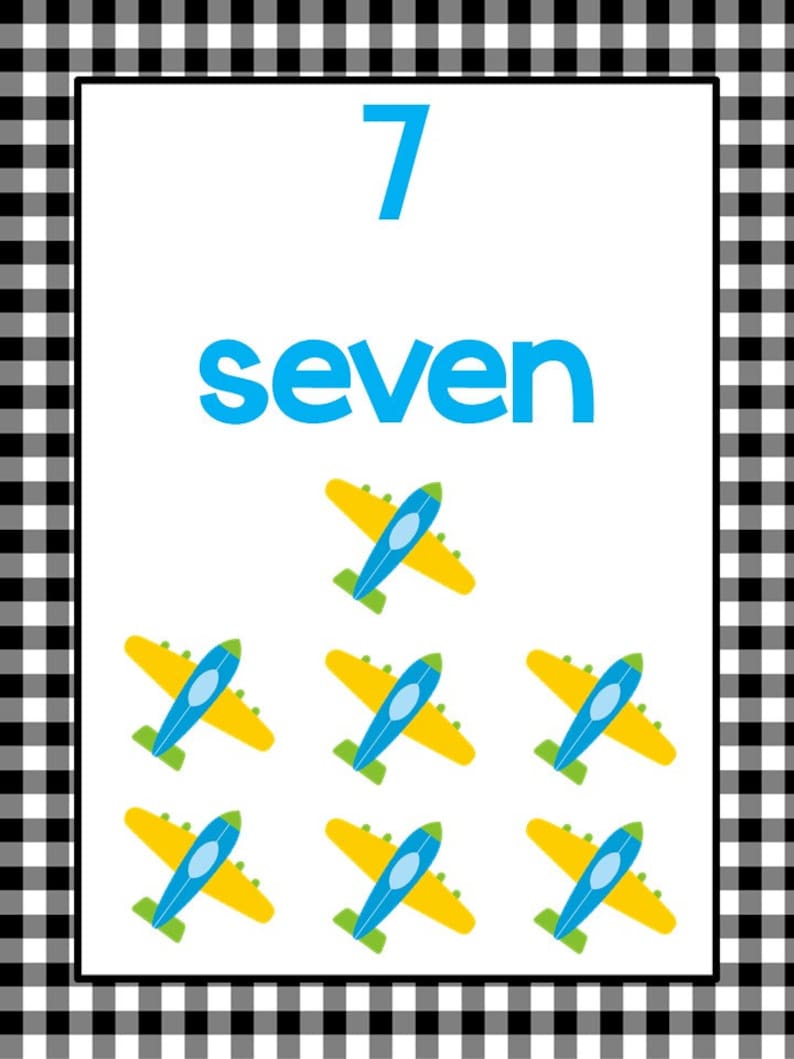 20 printable numbers posters numbers 1 20 classroom wall