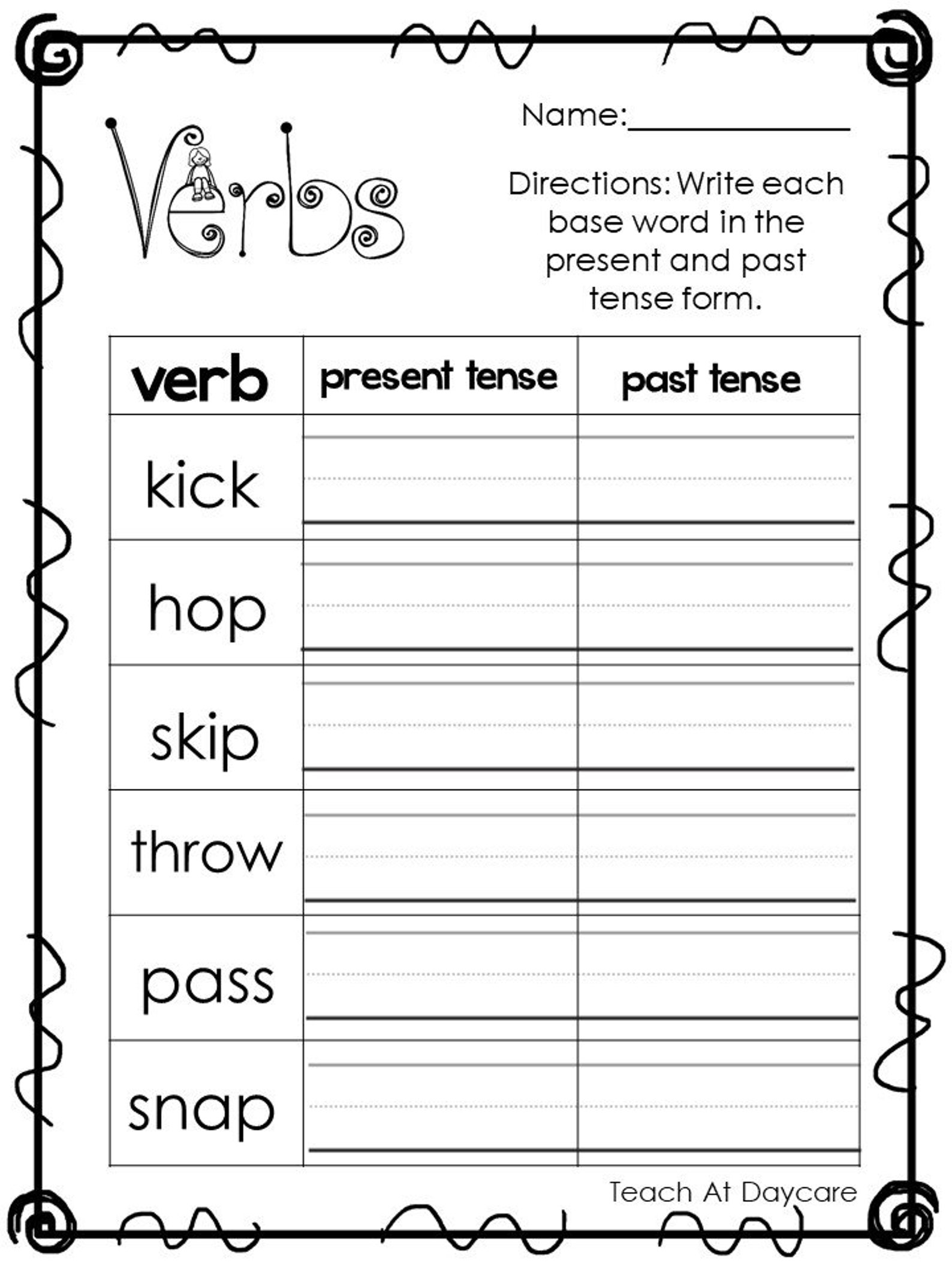10-printable-verbs-past-and-present-tense-worksheets-1st-2nd-etsy