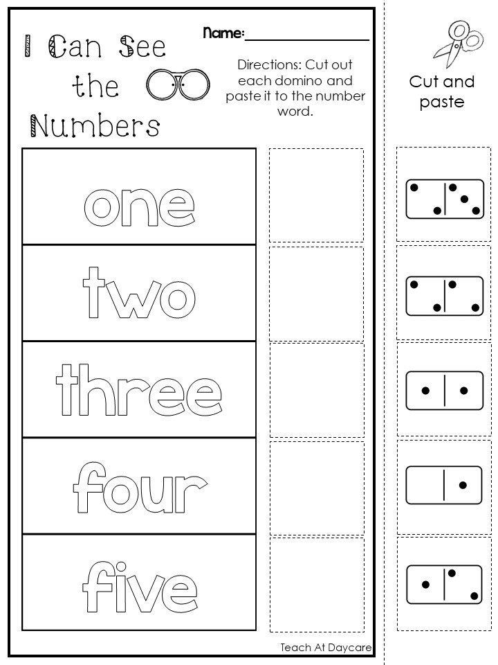 21 Printable Subitizing Numbers Ice Cream Scoops Worksheets. | Etsy