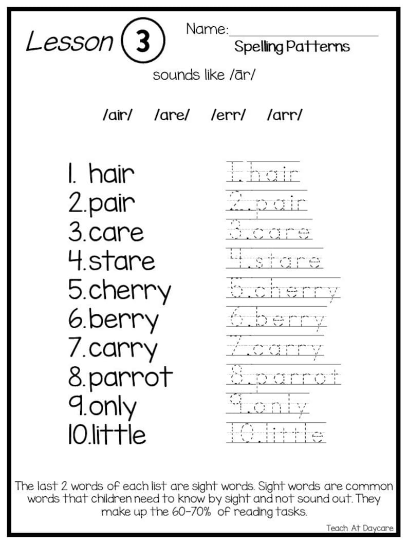 2nd Grade Spelling Curriculum Unit. 38 Weekly Lessons. Prints 663 pages. image 6
