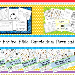 Our Entire Preschool Curriculum Download. Prints over 25000 | Etsy