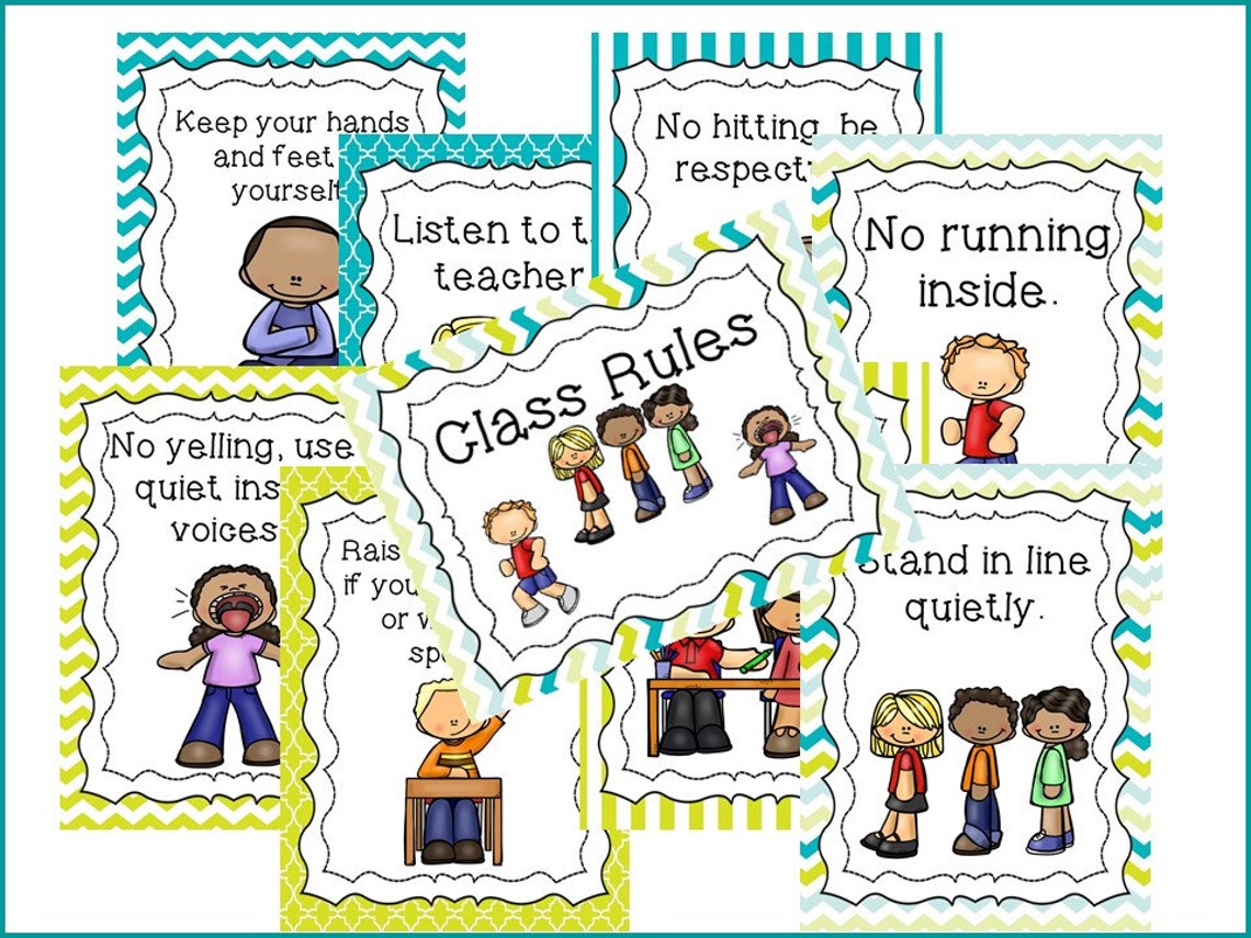 Anchor Charts and Posters Download. Preschool-kindergarten. Class ...
