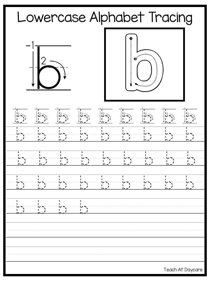 26 Printable Lowercase Alphabet Tracing Worksheets. | Etsy