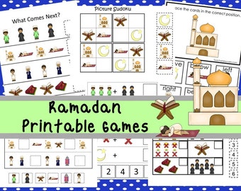 30 Ramadan Games Download. Games and Activities in PDF files.