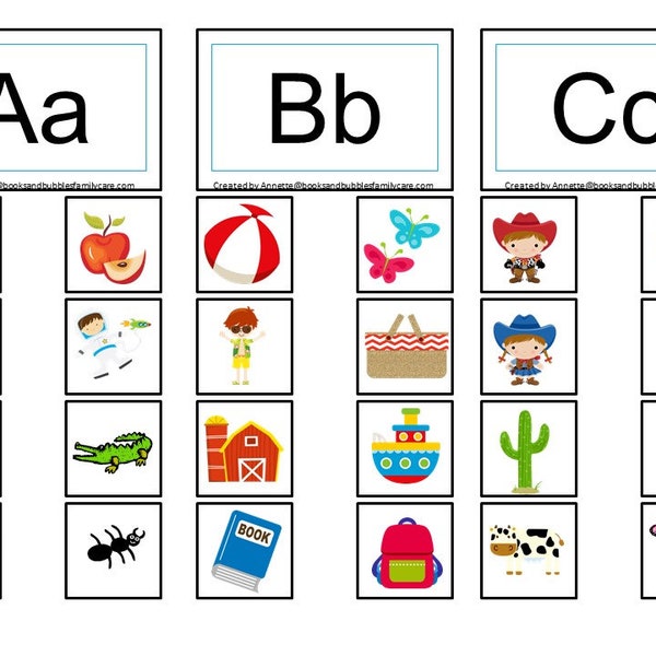 Alphabet Phonics Beginning Sounds Sort. Preschool and Kindergarten Phonics.