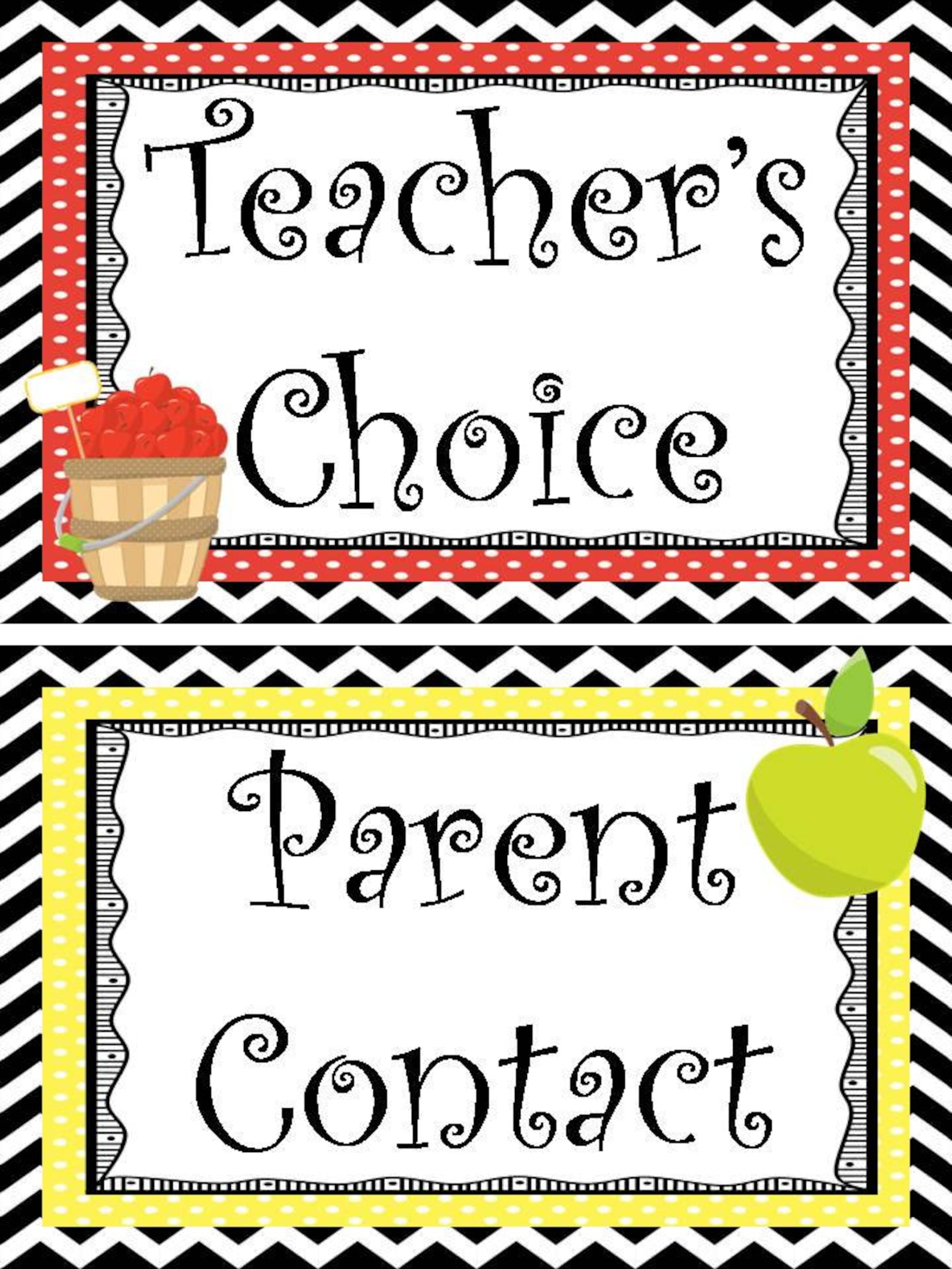 8 Printable Apple Theme Behavior Clip Chart Cards. Classroom Behavior ...