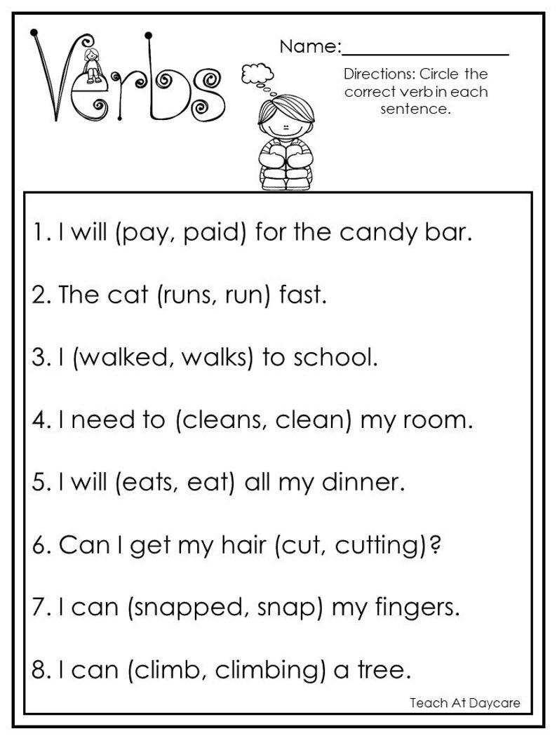 10-printable-choose-the-correct-verb-worksheets-1st-2nd-grade-etsy