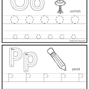 26 ABC Phonics Tracing Cards. Preschool Kindergarten Handwriting and Phonics. image 8