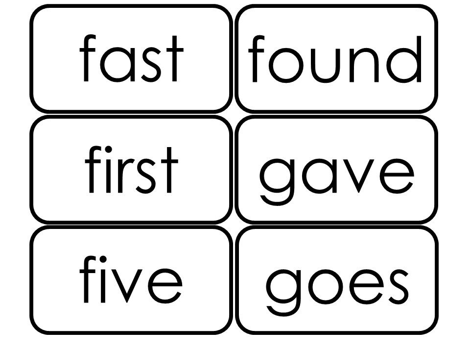 46 Printable Dolch 2nd Grade Sight Word Flashcards | Etsy
