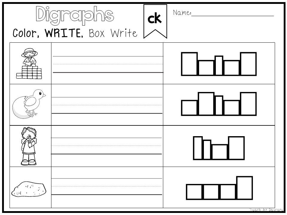 254 Blends and Digraphs Worksheets Download. 1st-3rd Grade | Etsy Canada